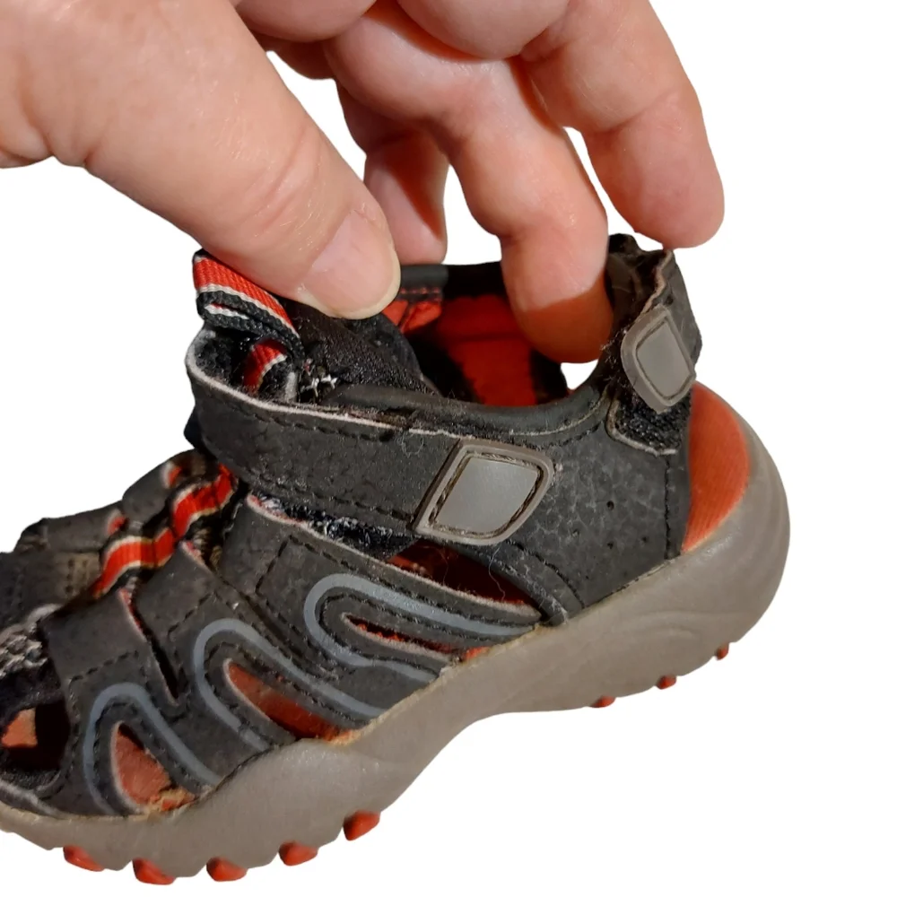Cat and Jack Afton Hiking Fisherman Sandals Toddler Size 5 Blue And Red